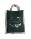 Thankyou printed color canvas bag