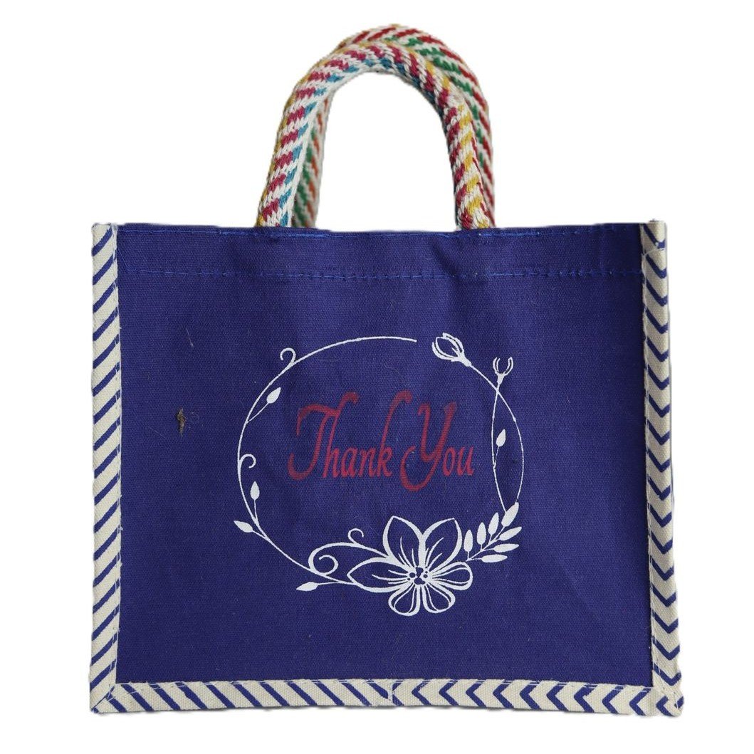 Thankyou printed color canvas giftbag