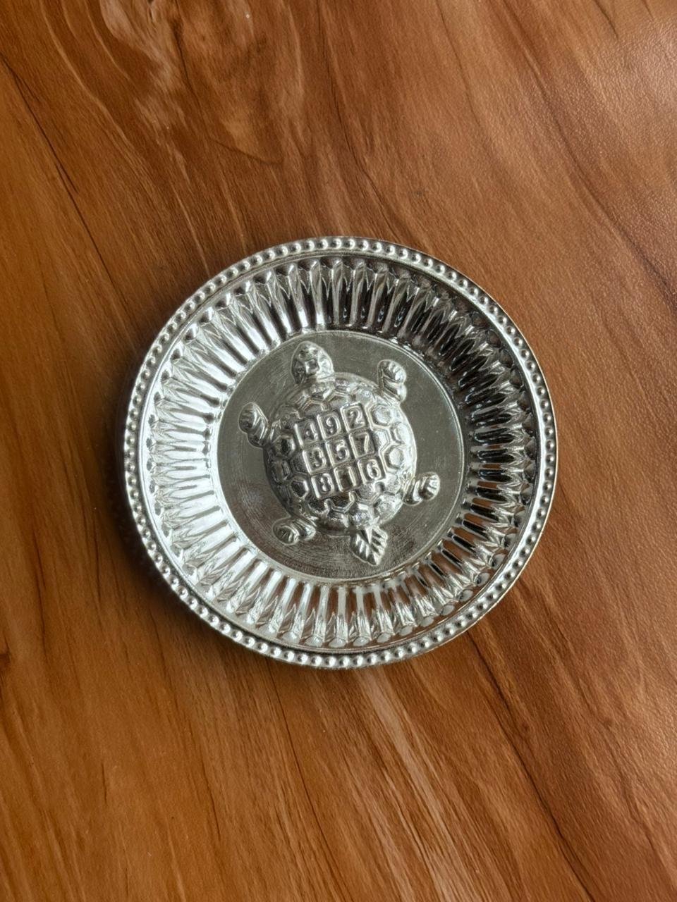 German Silver Tortoise Plate - Image 2