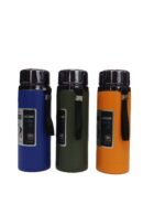 Stainless steel insulated water bottle with stainer