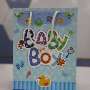 Baby boy themed paper bag