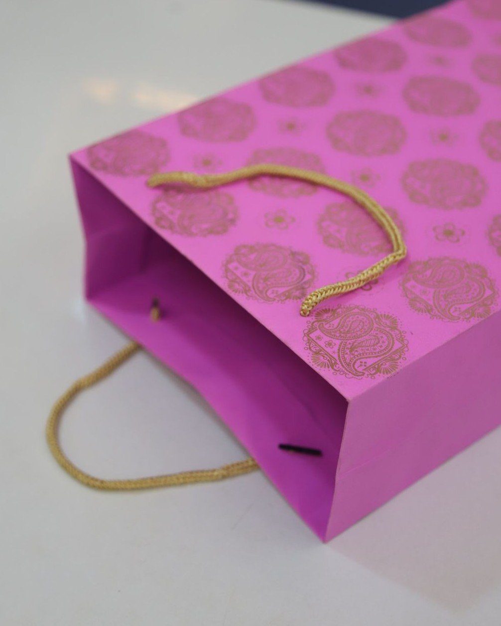 Multi Color Floral Designed Paper Bag - Image 3
