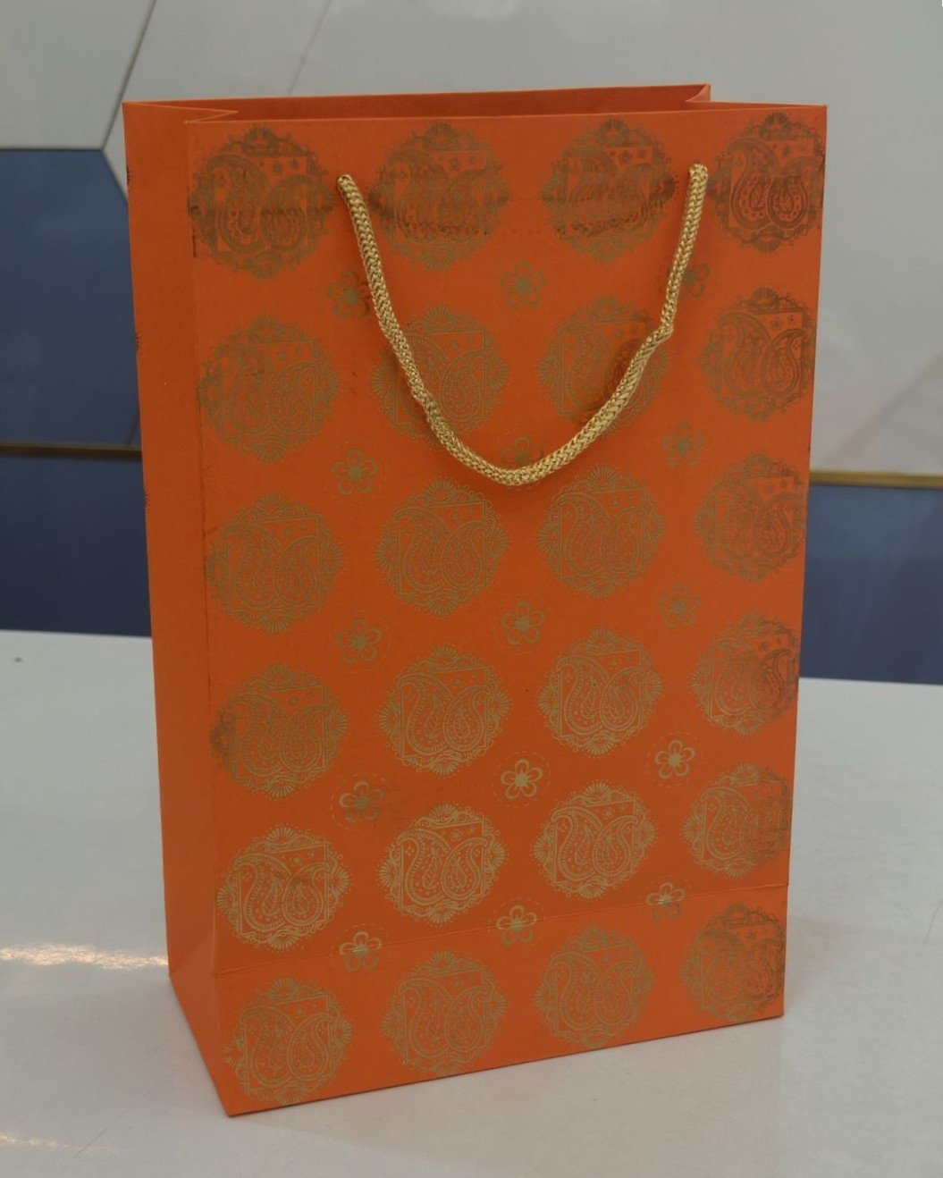 Multi Color Floral Designed Paper Bag - Image 5