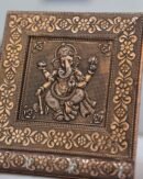 Ganesha designed copper oxidized keyholder