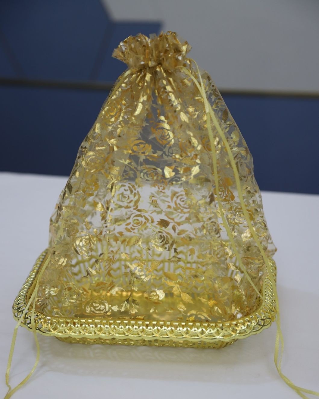 Golden Finish Box type Gift Hamper - Image 2