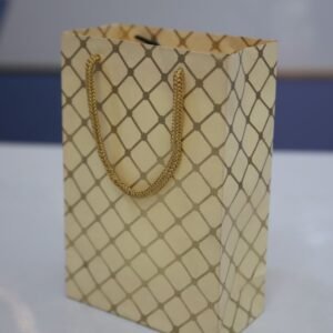Golden design paper bag