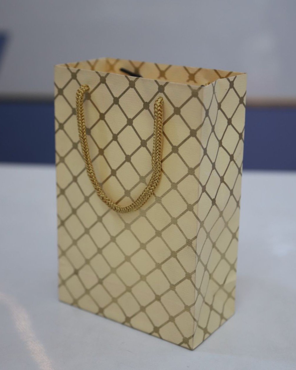 Golden design paper bag
