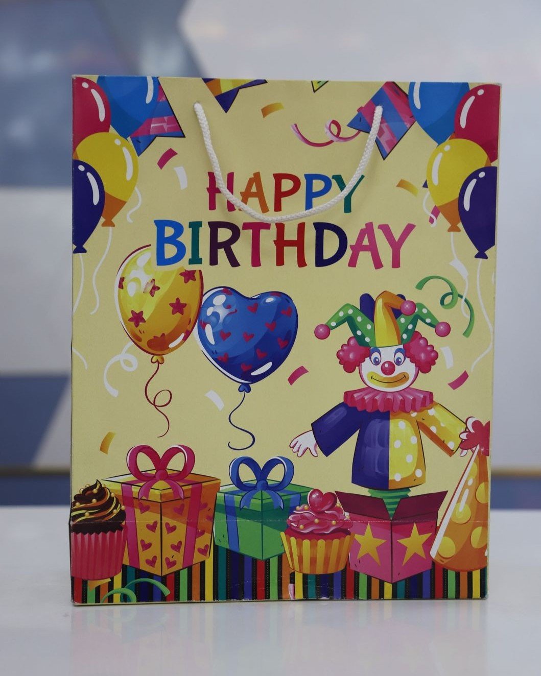 Happy Birthday Designed Paper Bag - Image 2