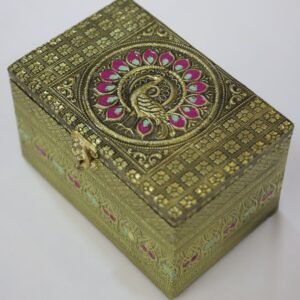 Dry fruits bottle with meenakarai designed jewel box