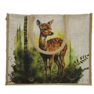 natural jute shopping bag