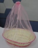Large Woven gift basket for plate decors