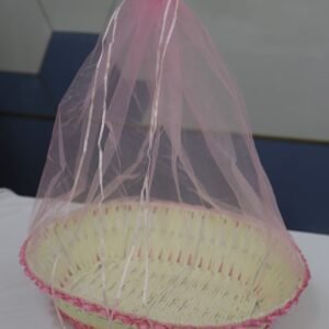 Large Woven gift basket for plate decors