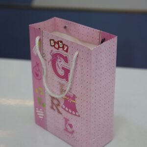 Baby girl paper bag