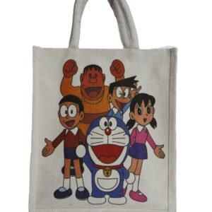 canvas gift bag for kids lunc bag idea