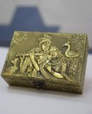 Radhe Krishna designed jewel box