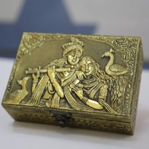 Radhe Krishna designed jewel box