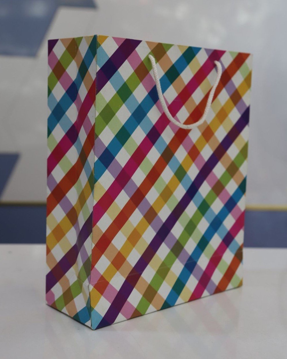 Rainbow design paper bag