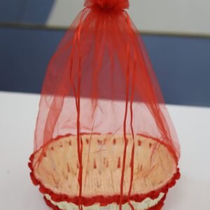 Small oval-shaped gift hamper basket