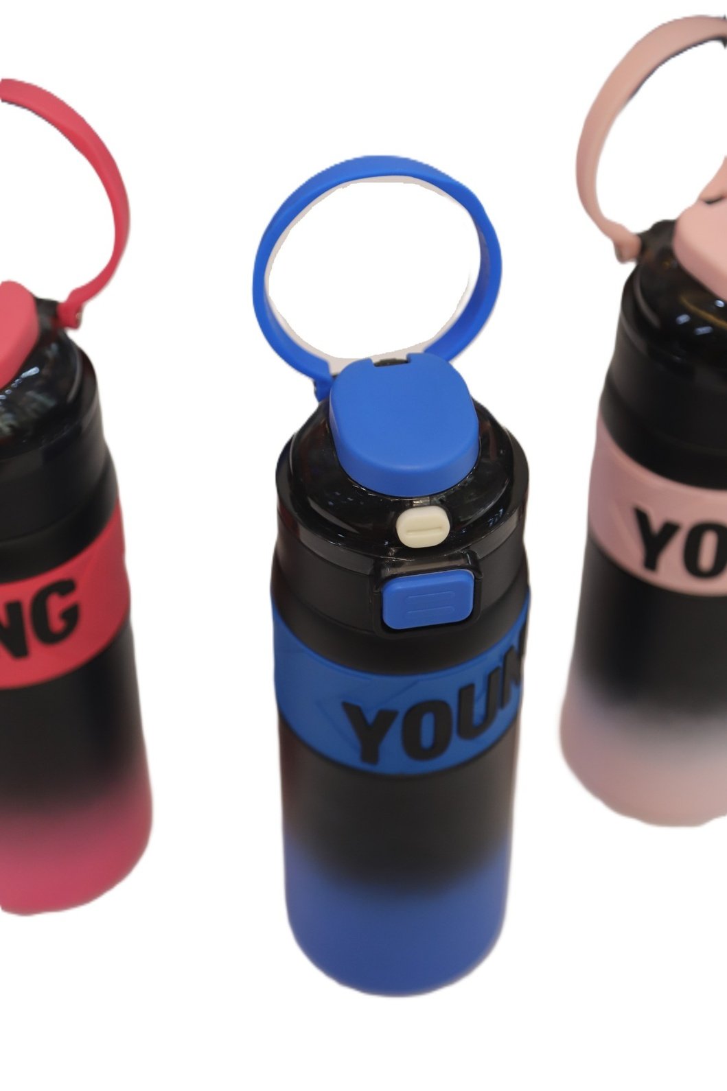 Stainless steel water bottle with sipper with silicon gripper - Image 5