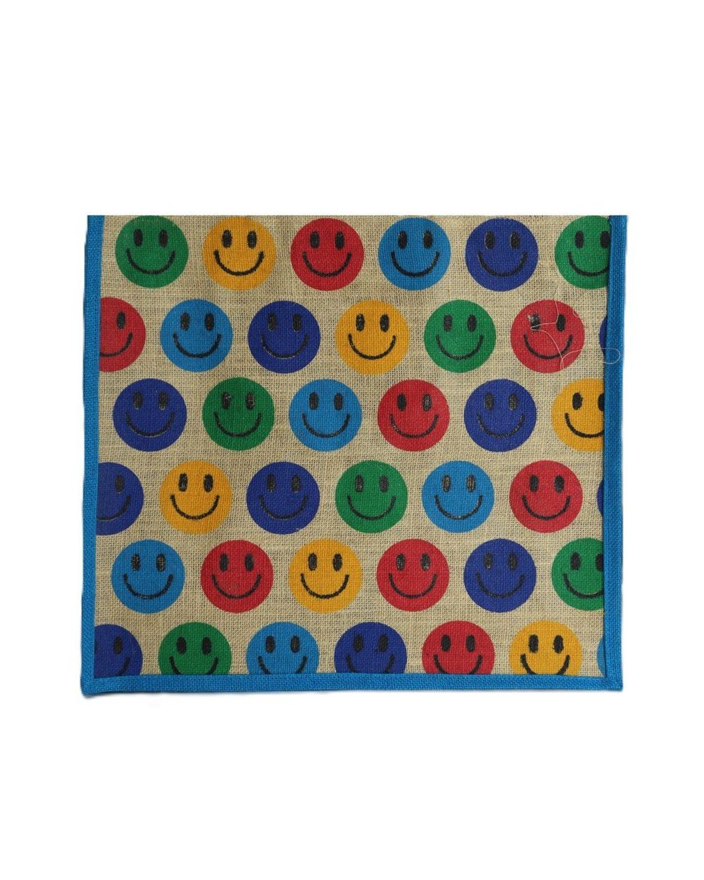 Jute Bag with Colorful Smiley Face design – Eco-Friendly & Stylish - Image 4