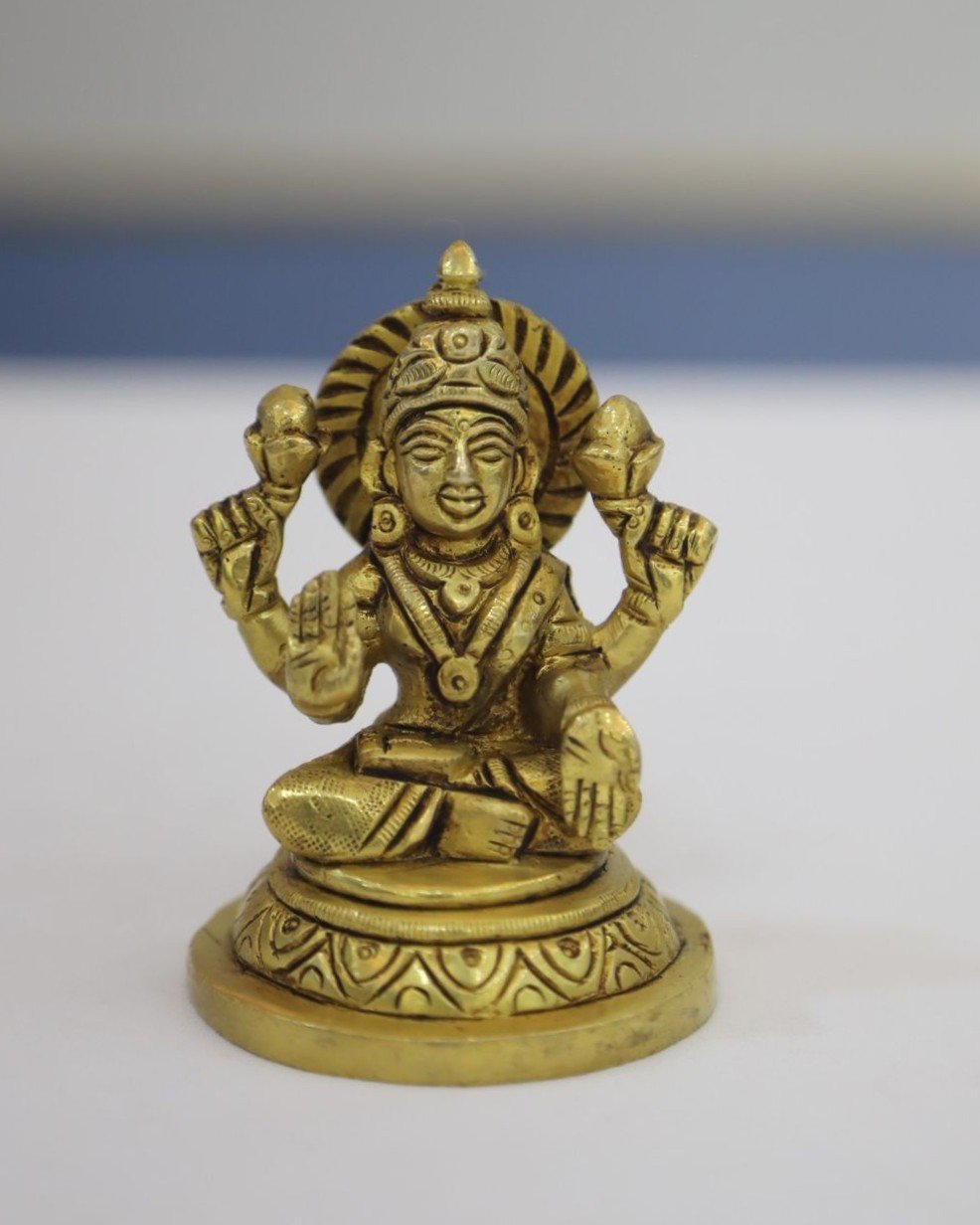 Brass lakshmi idol for showpiece