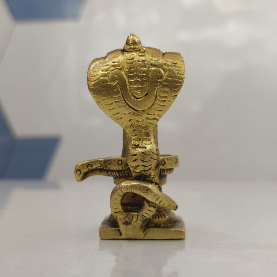 Brass Shivalingam Idol - Image 4