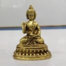brass buddha statue