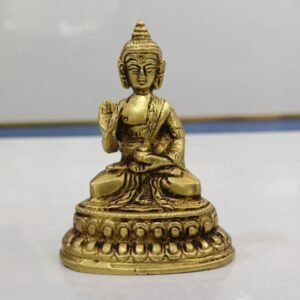 brass buddha statue