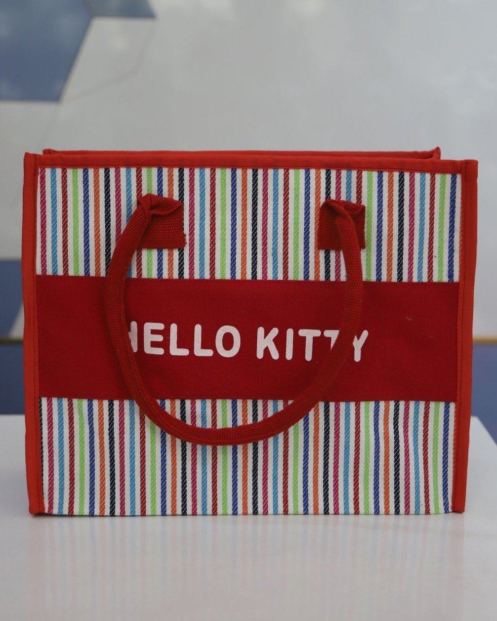 Canvas Handbag with with Hello Kitty Print - Image 3