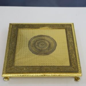 jumbo Golden finish wooden manai