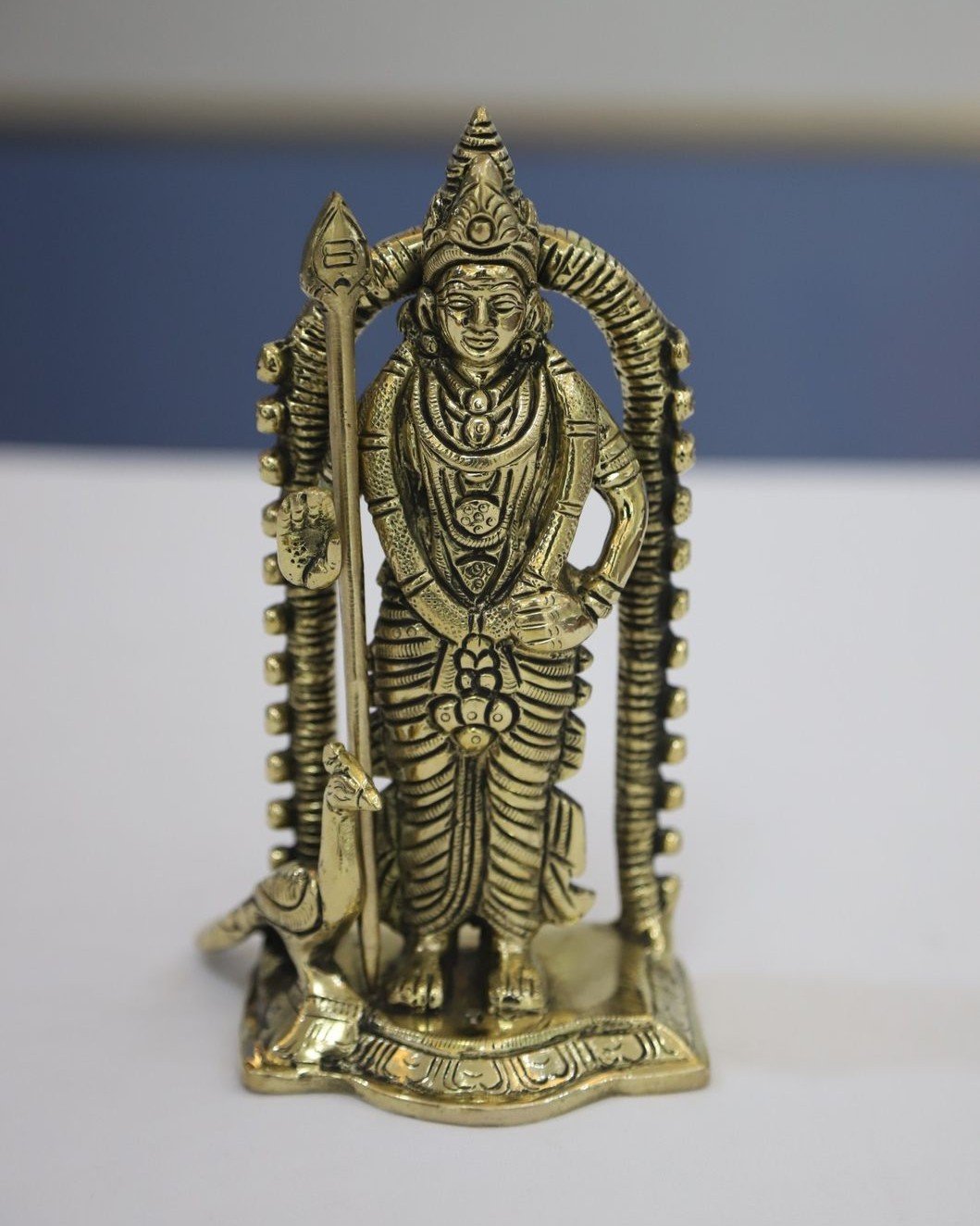 Premium Brass Murugar Idol 7" - Image 2