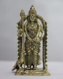 brass murugar idol