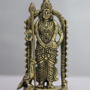 brass murugar idol