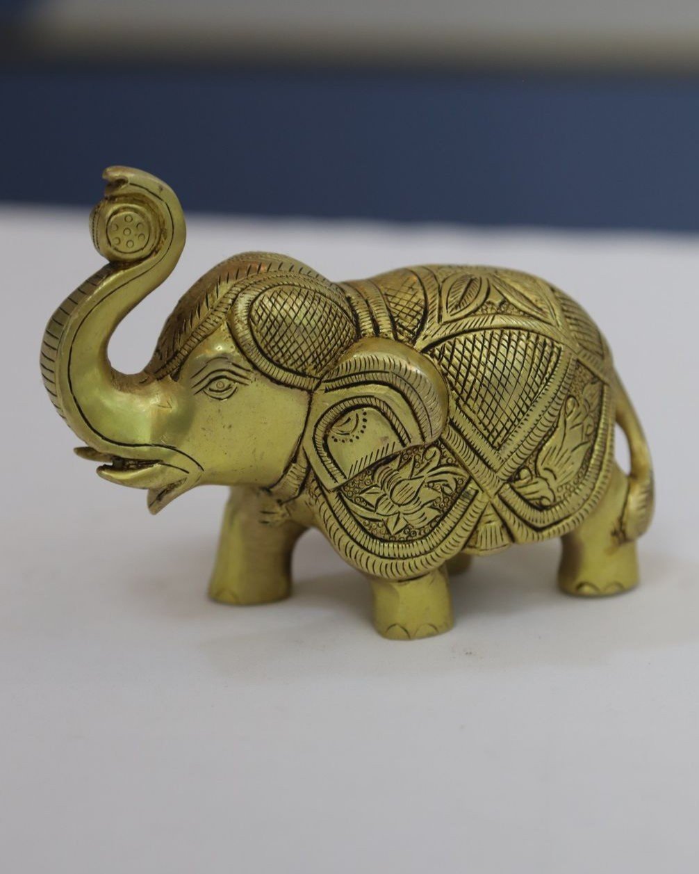 Large Brass elephant Showpiece - Image 2
