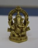 Brass ganesha idol with arch