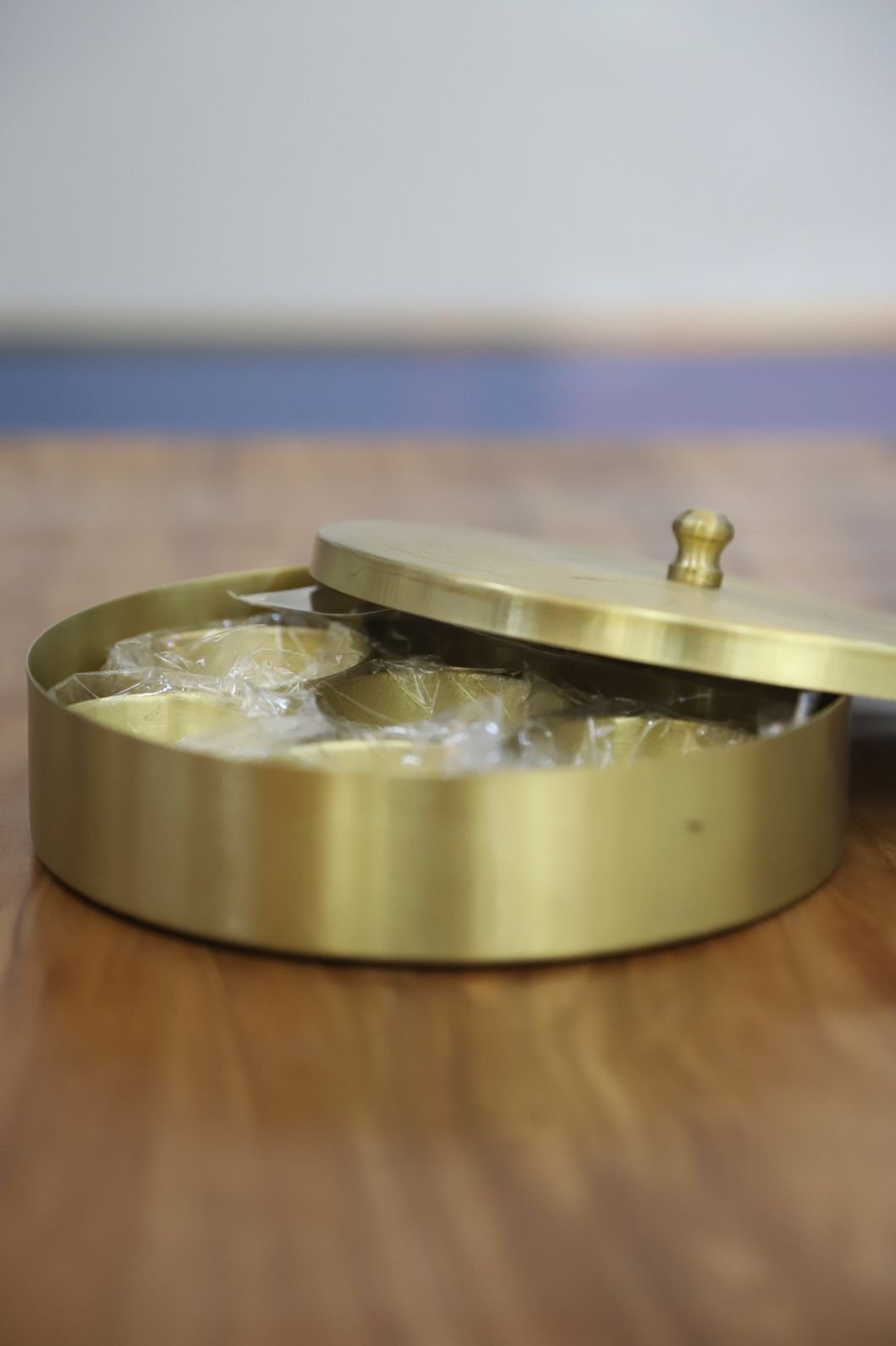Brass Masala Box Kitchenware set 6" - Image 2