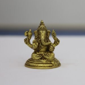 Brass ganesha idol