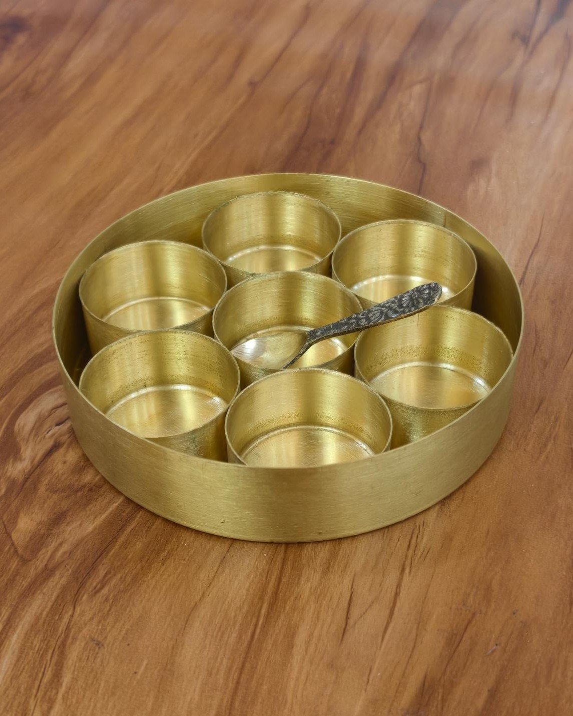Brass Masala Box 5" - Image 2