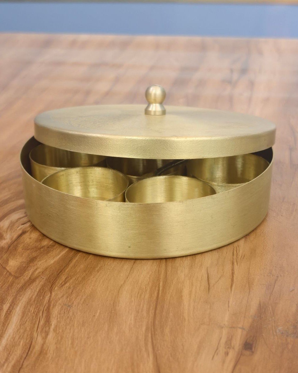 Brass Masala Box Kitchenware set 6" - Image 3
