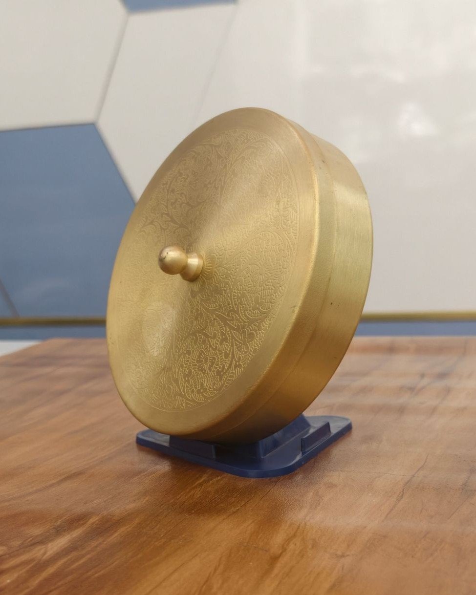 Brass Masala Box 5" - Image 4