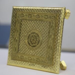 Golden finish wooden manai