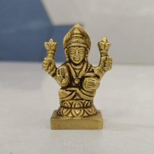 brass lakshmi idol
