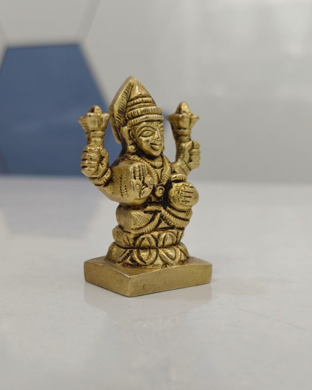 Brass Lakshmi Idol 2" - Image 2