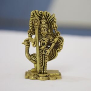 Brass murugar idol