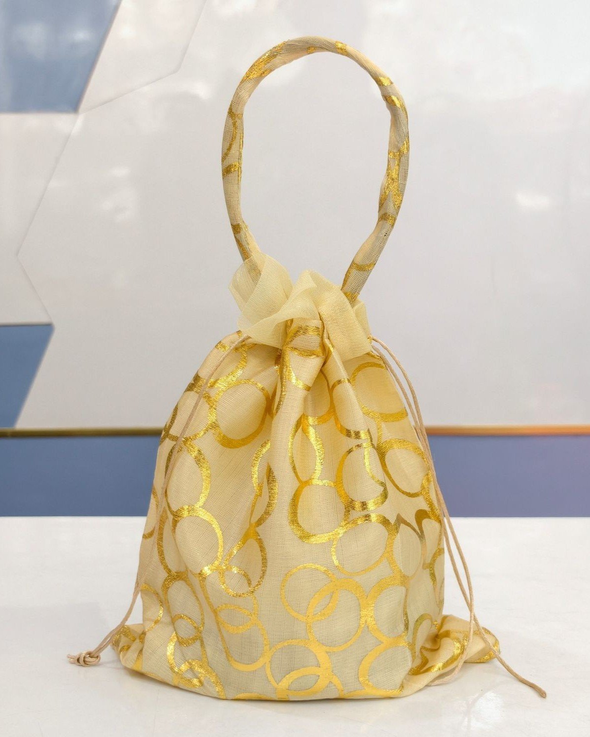 Designer Potli Bag with handle - Image 5
