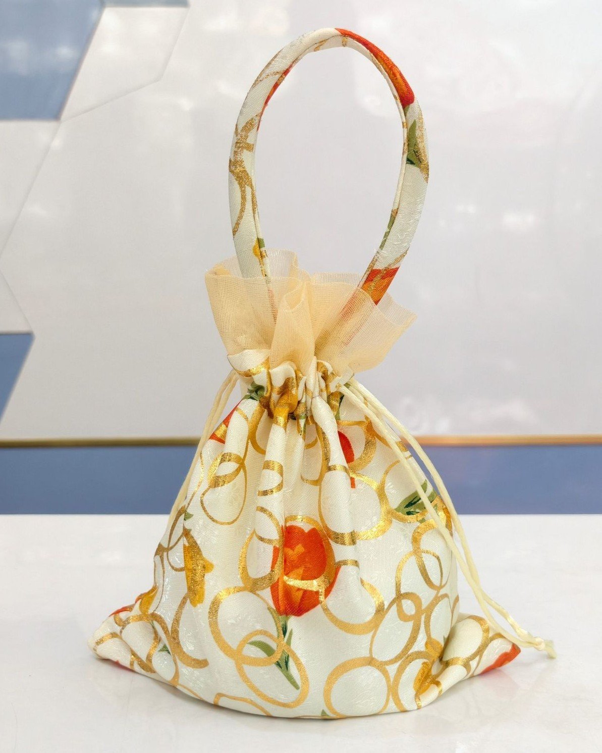 Designer Potli Bag with handle - Image 6